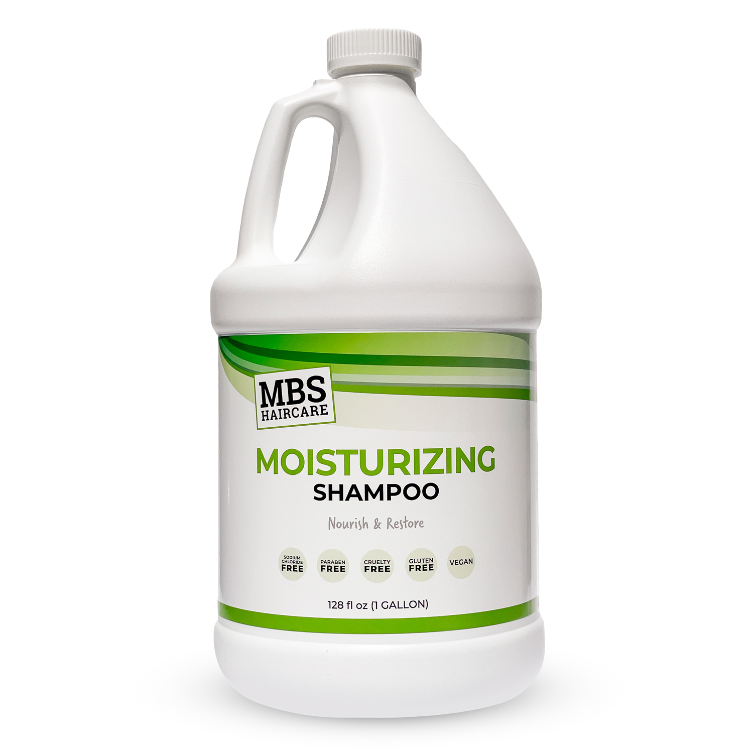 MBS Haircare Moisturizing Shampoo, Gallon-A