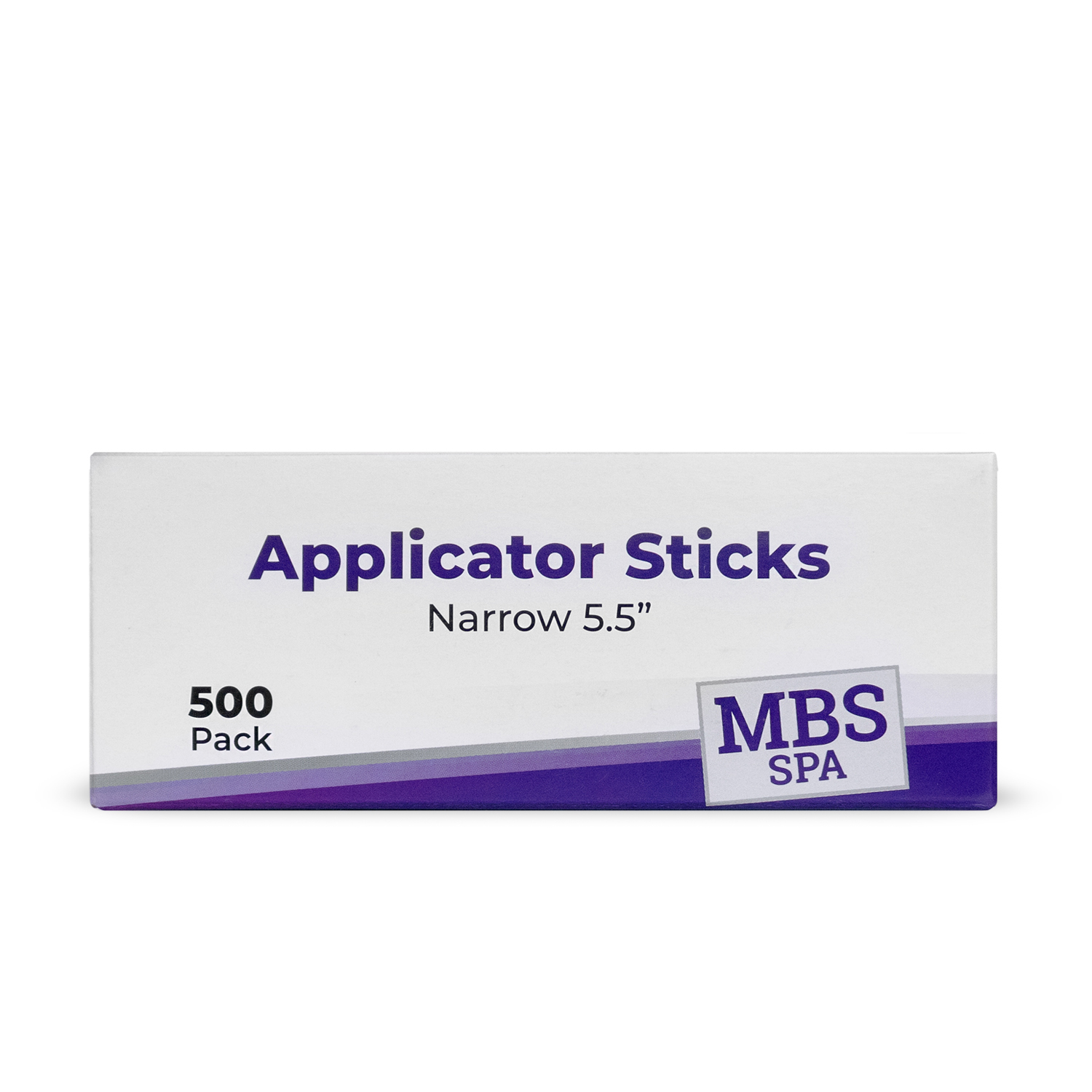 MBS Spa Applicator Sticks Narrow 5.5", 500 Pack