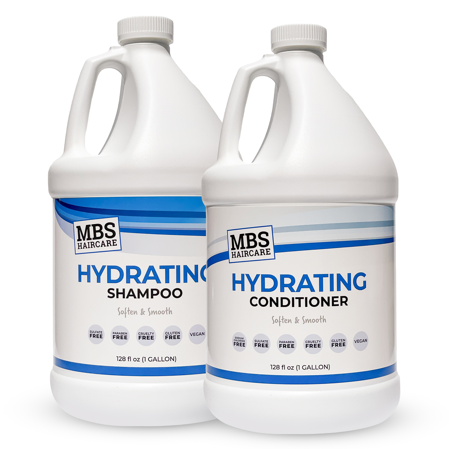 MBS Haircare Hydrating Shampoo & Conditioner, Gallon (Duo Pack)-A