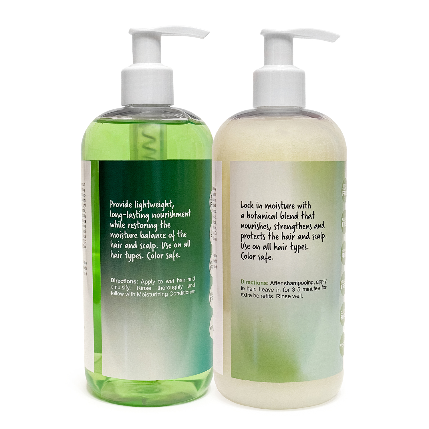 Moisturizing Shampoo & Conditioner, 16 oz (Duo Pack)
